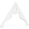 Ekena Millwork Pitch Heath Architectural Grade PVC Gable Pediment, 48"W x 28"H x 1"P (14/12) GPP048X028X100HEA - alternate 1